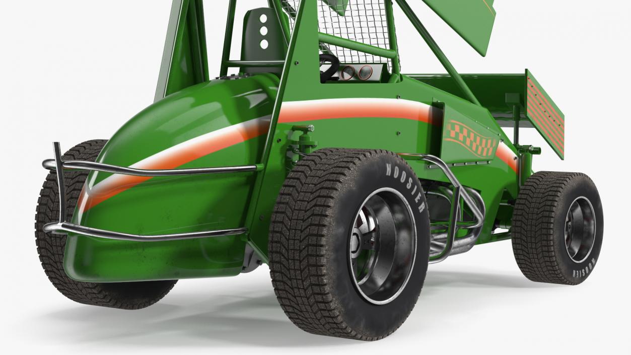 American Sprint Car 3D model