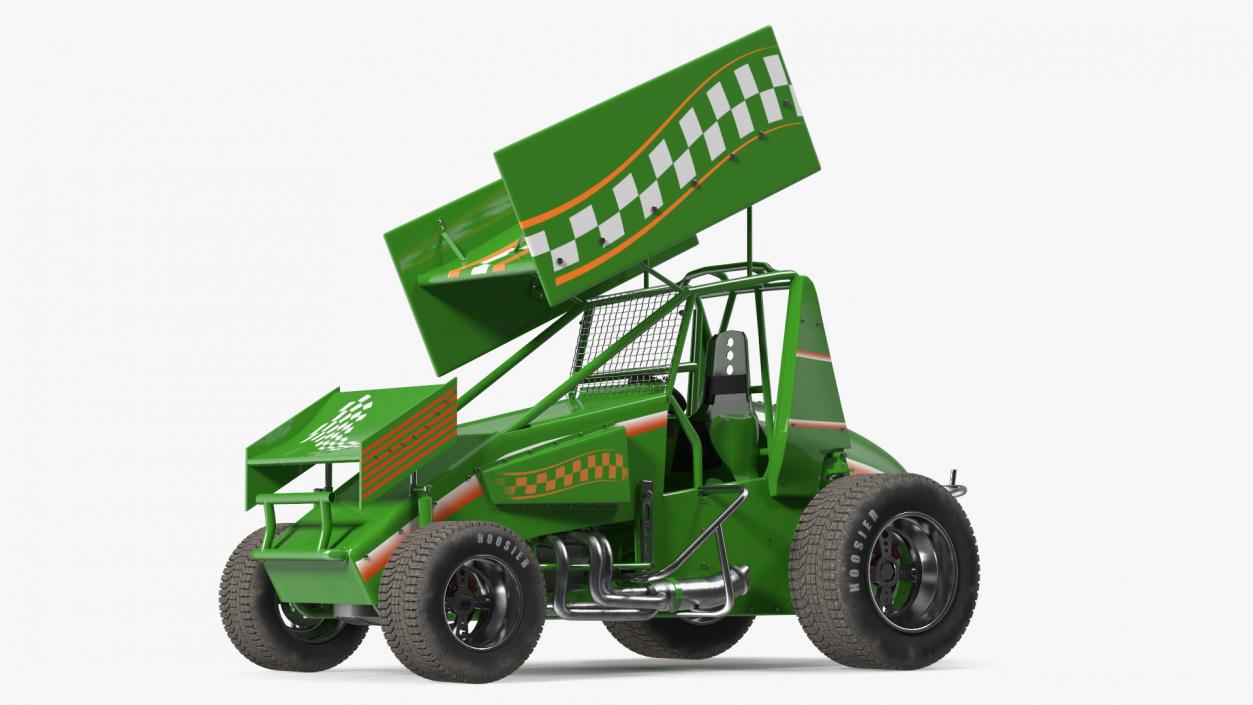 American Sprint Car 3D model