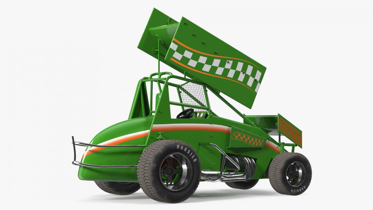 American Sprint Car 3D model