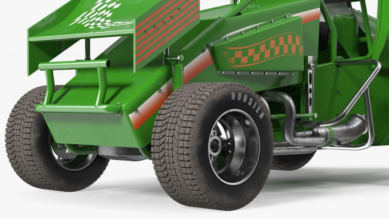 American Sprint Car 3D model