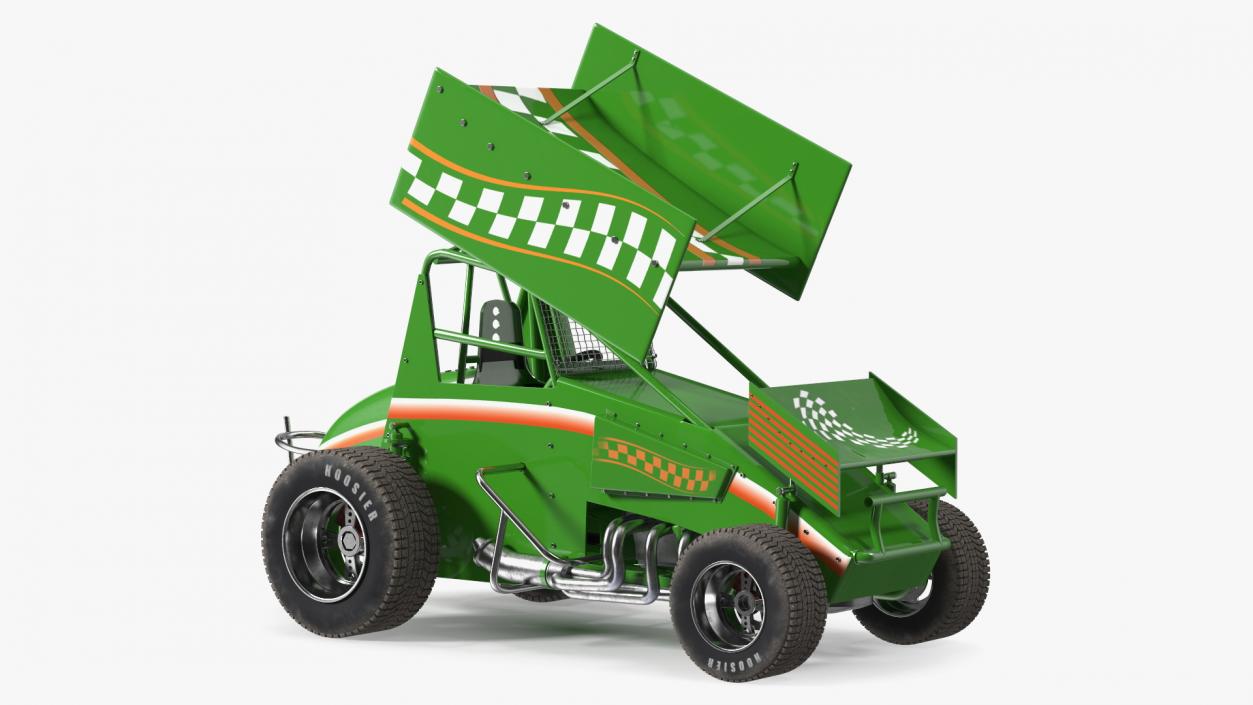 American Sprint Car 3D model