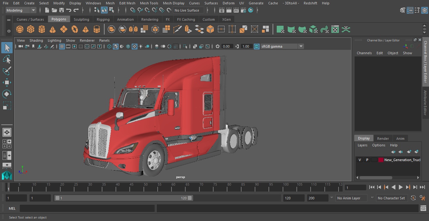 3D model New Generation Truck