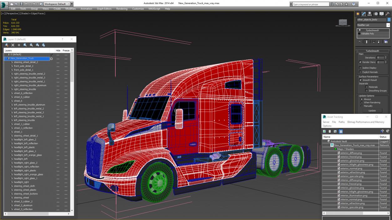 3D model New Generation Truck