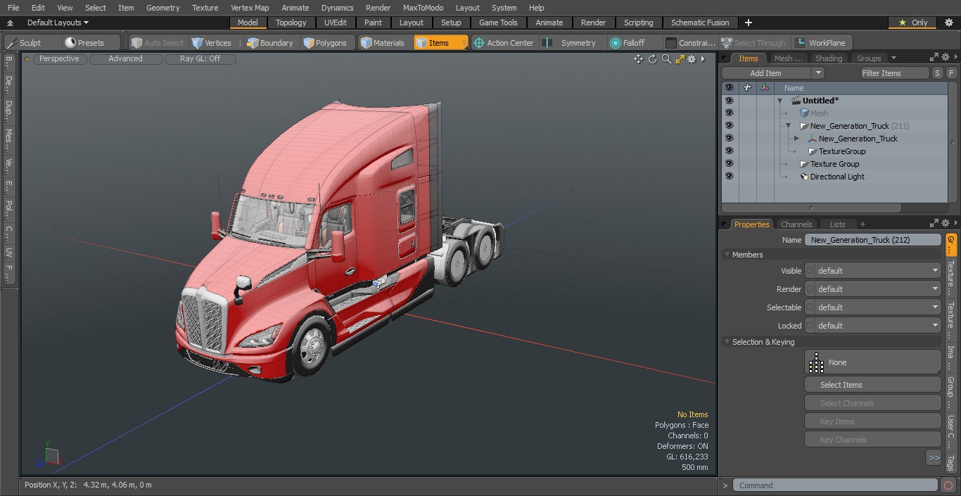 3D model New Generation Truck