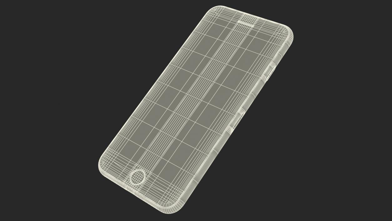 3D iPhone SE 2022 Red model