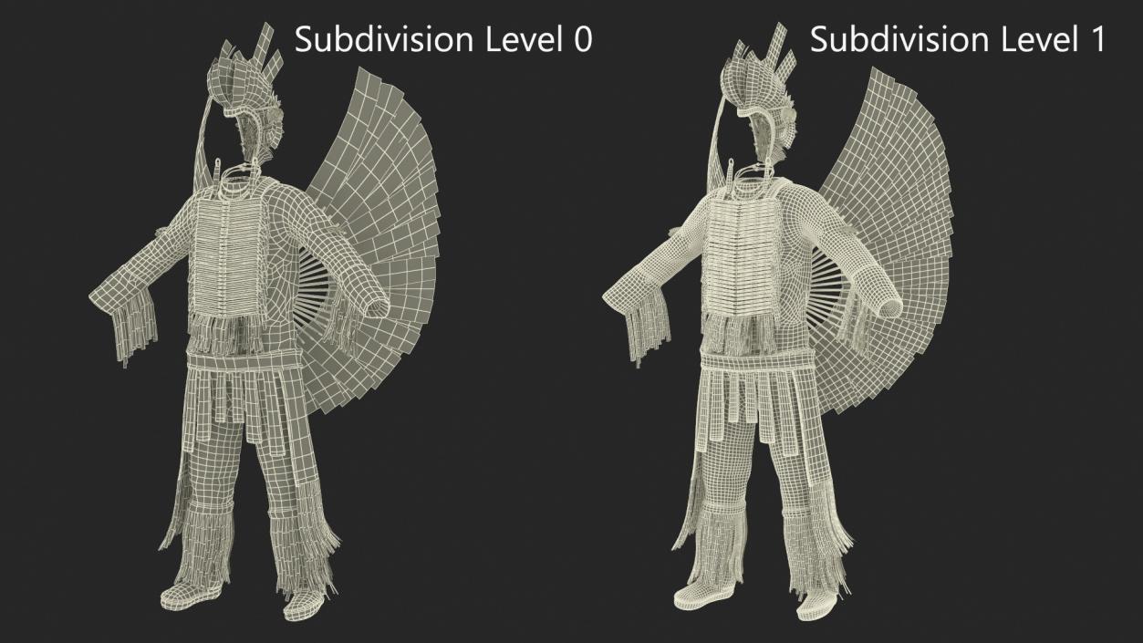 Clothing American Indian 3D model