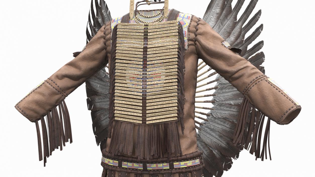 Clothing American Indian 3D model