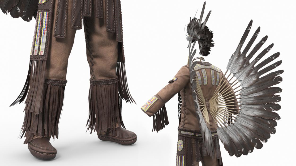 Clothing American Indian 3D model