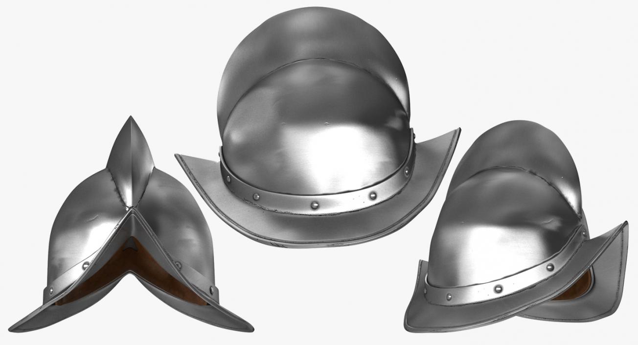 3D Spanish Comb Morion Helmet