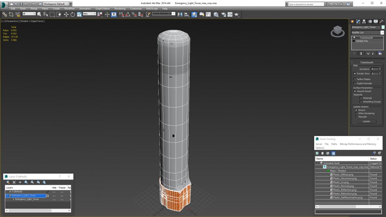 3D Emergency Light Tower