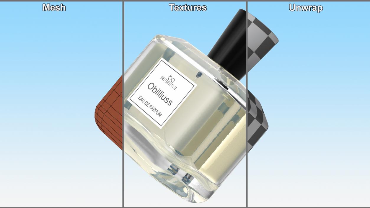 3D Perfume Bottles Collection 3 model