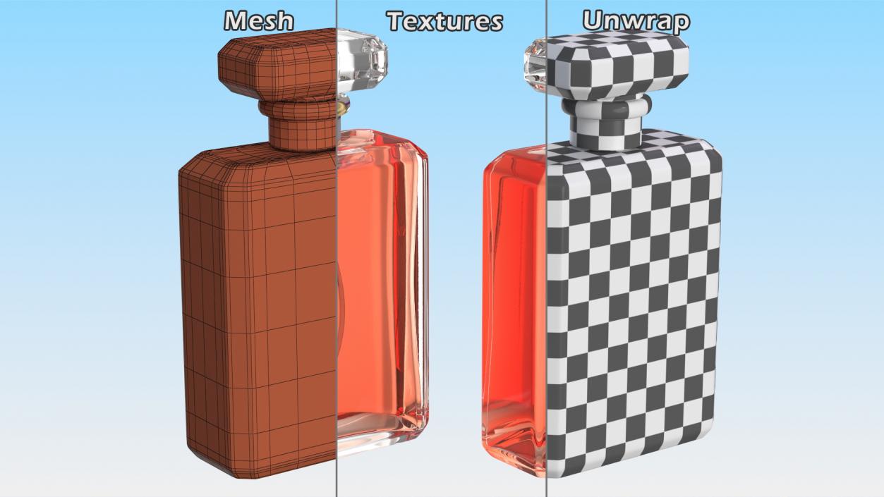 3D Perfume Bottles Collection 3 model