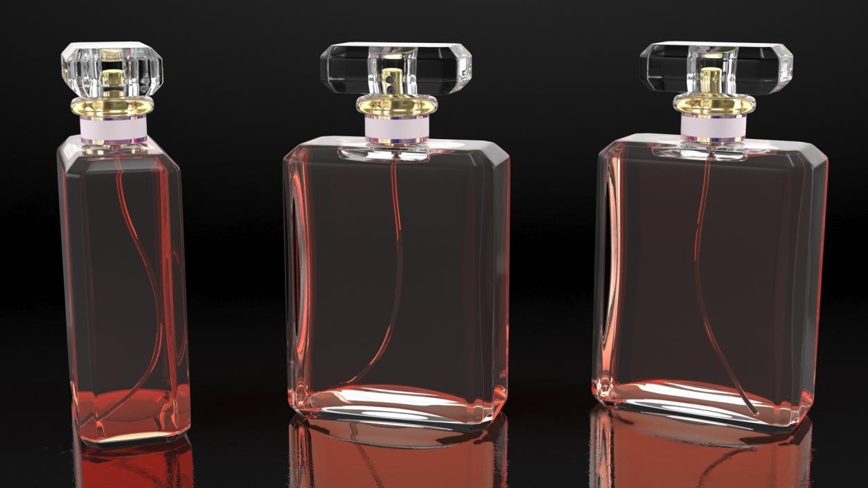 3D Perfume Bottles Collection 3 model