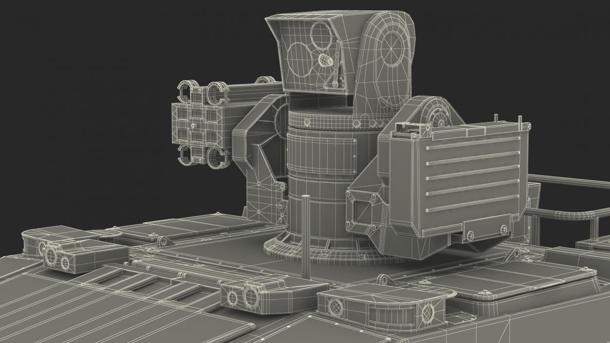 3D Marker Russian Military Robot Rigged