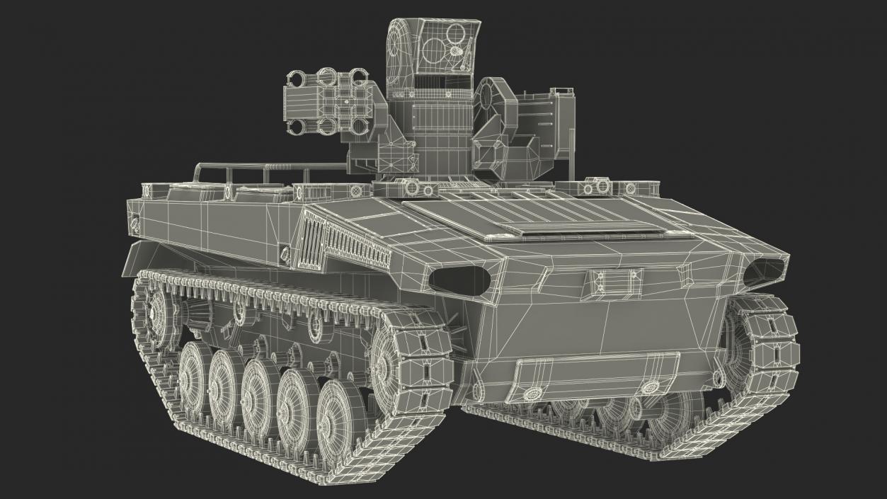 3D Marker Russian Military Robot Rigged