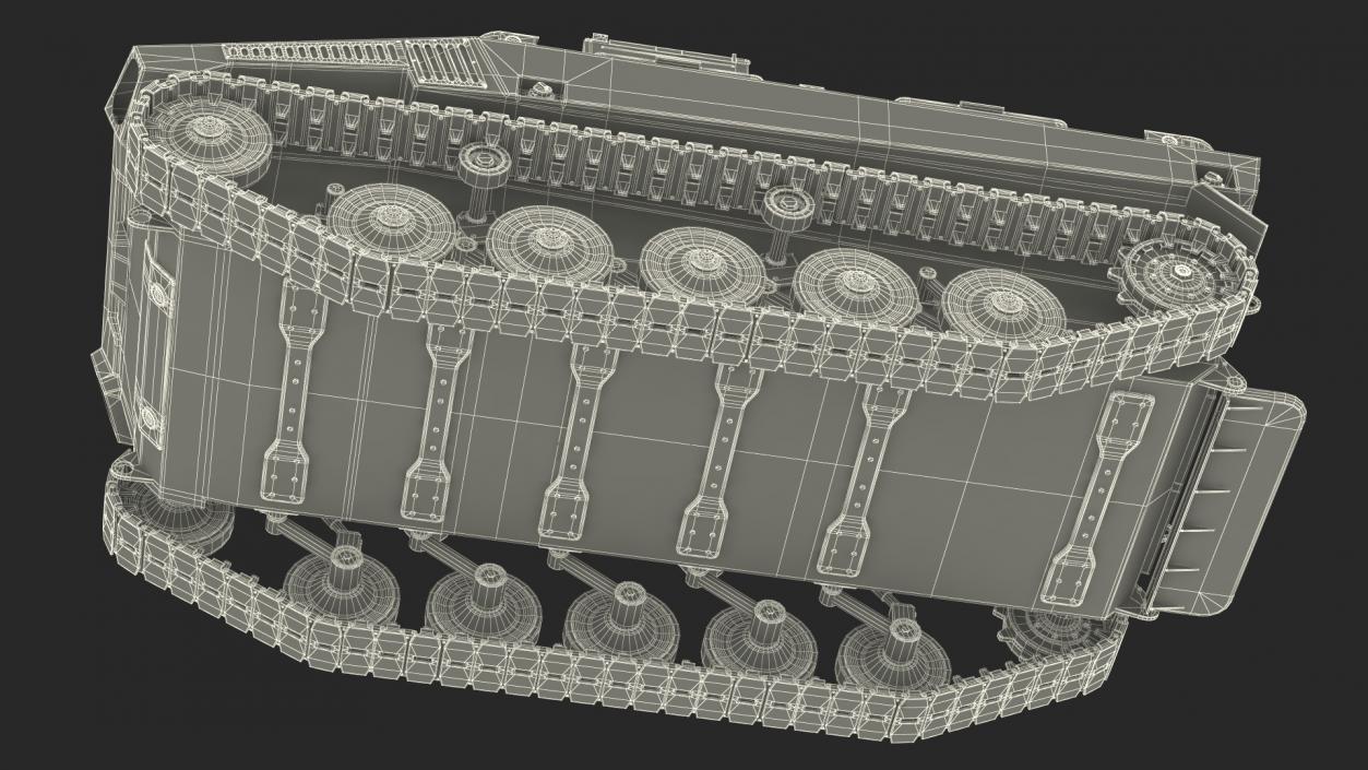 3D Marker Russian Military Robot Rigged