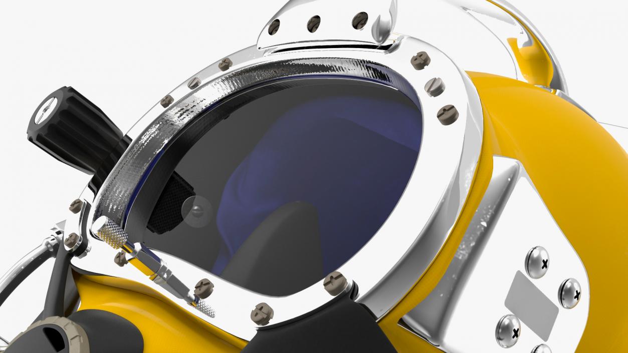 Commercial Dive Helmet 3D