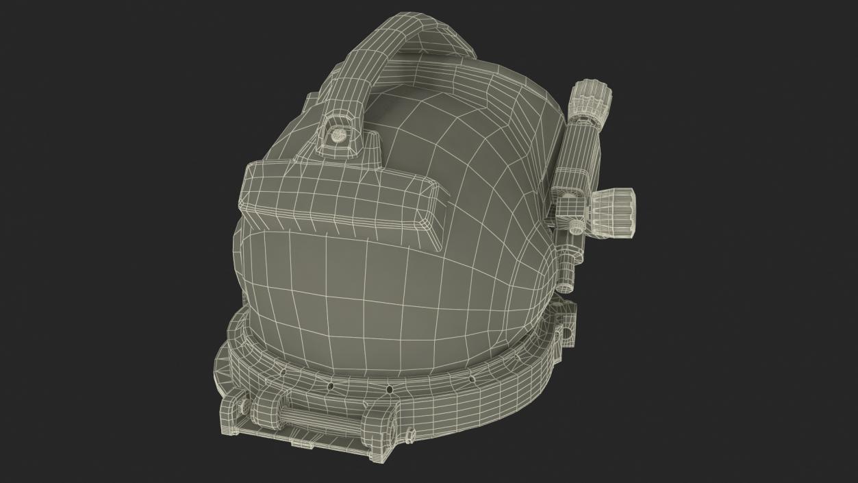 Commercial Dive Helmet 3D