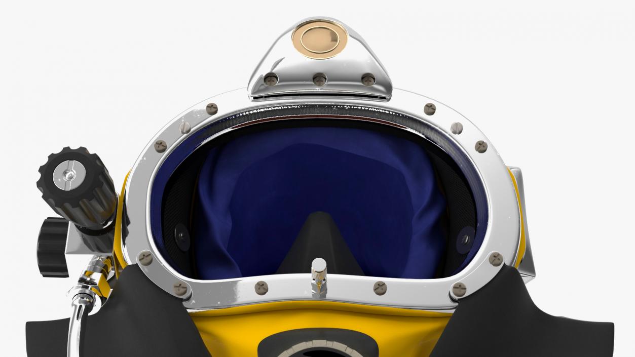 Commercial Dive Helmet 3D