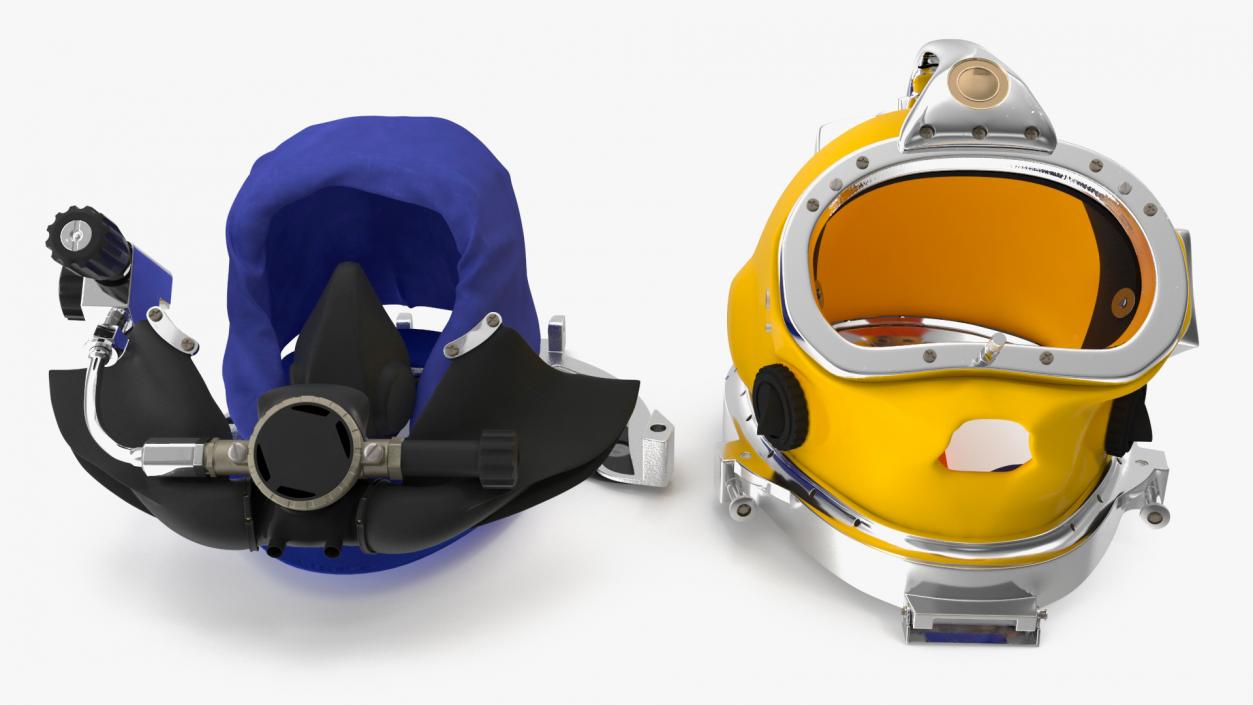 Commercial Dive Helmet 3D