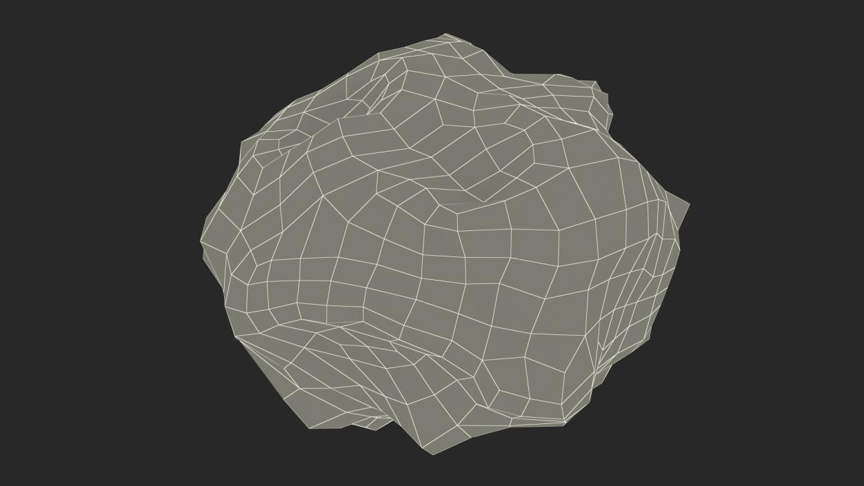 3D model Asteroid Burning in Atmosphere