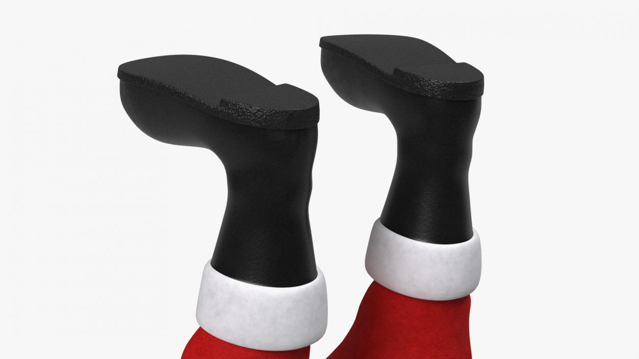 3D Cartoon Santa Claus A-pose