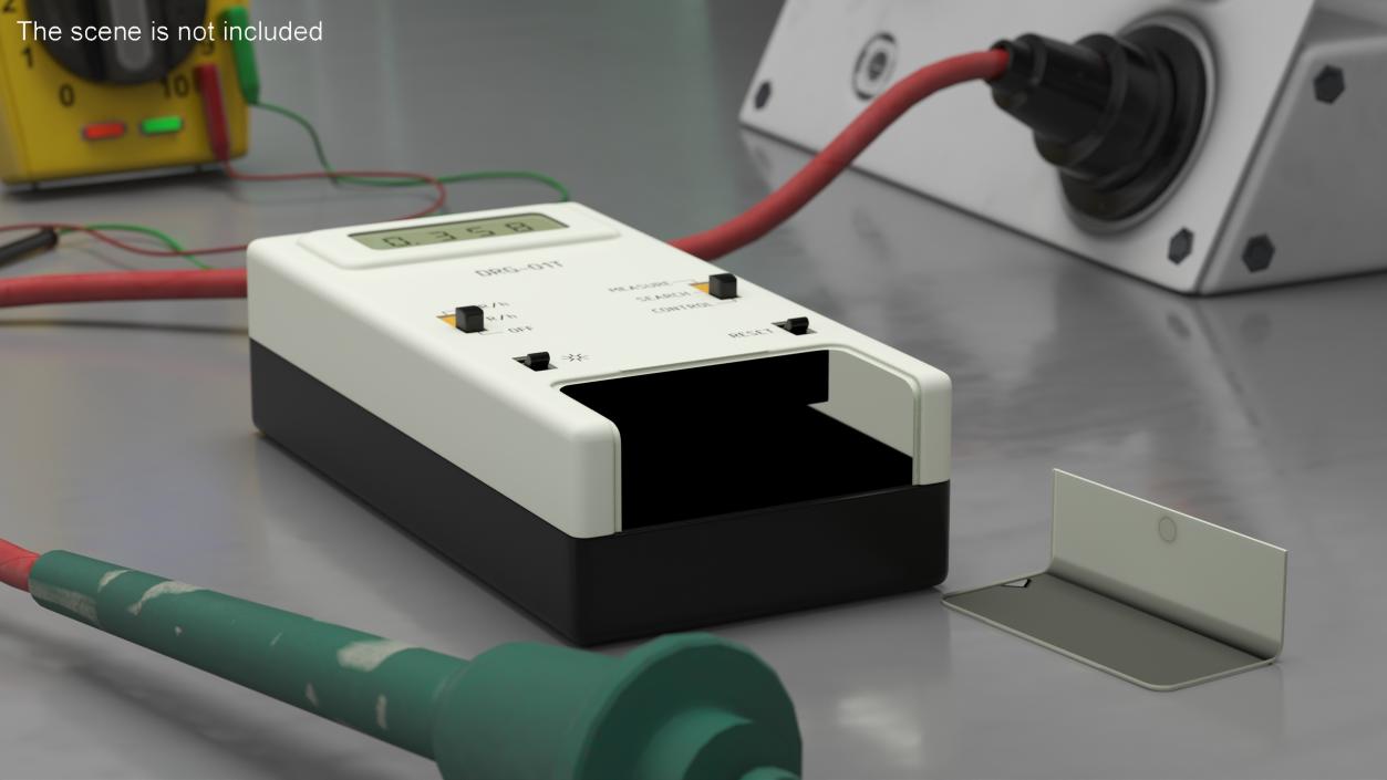 Soviet Radiation Dosimeter DRG-01T 3D model