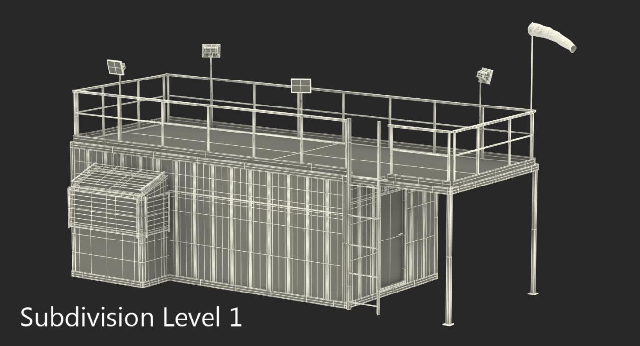 Industrial Building 3D model