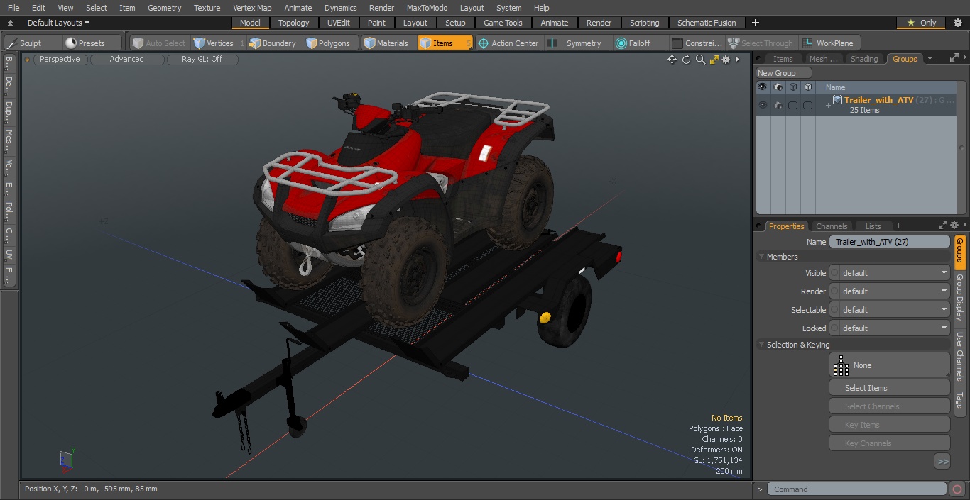 3D Trailer with ATV