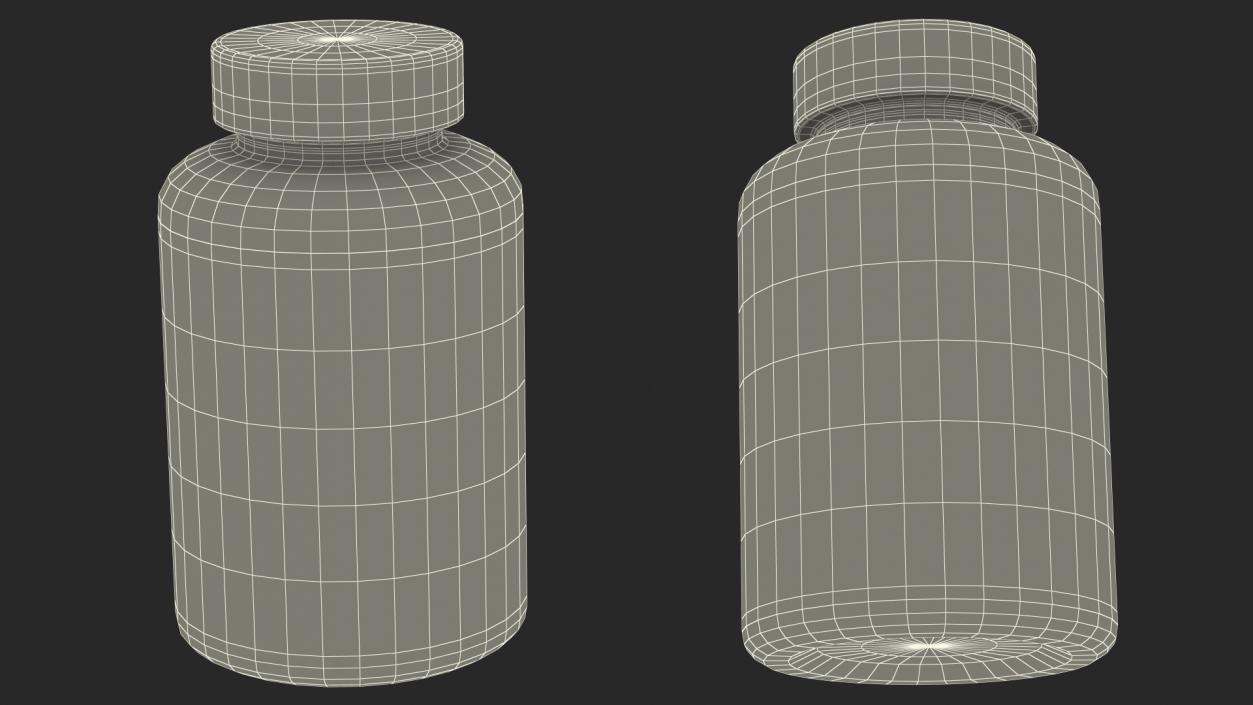 Plastic Jar EvlTest 3D model