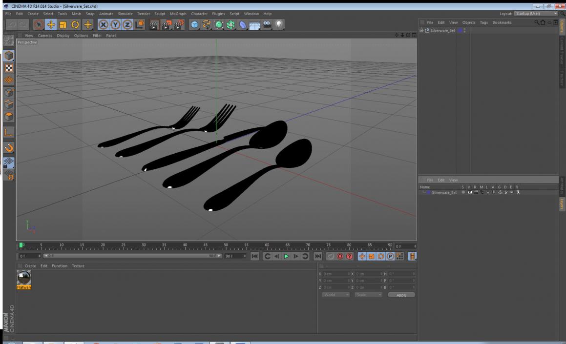 Silverware Set 3D model
