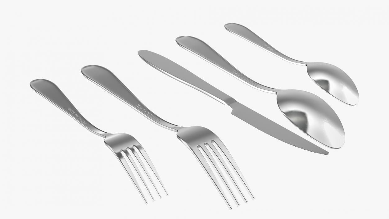 Silverware Set 3D model