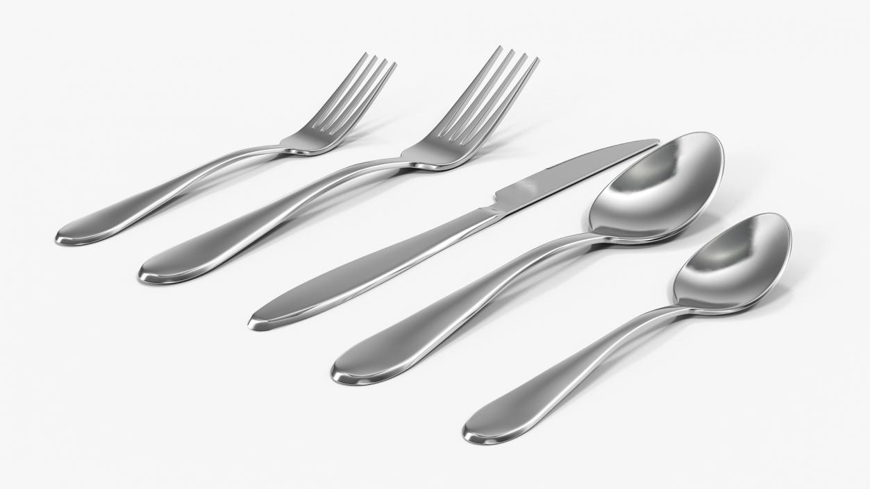 Silverware Set 3D model