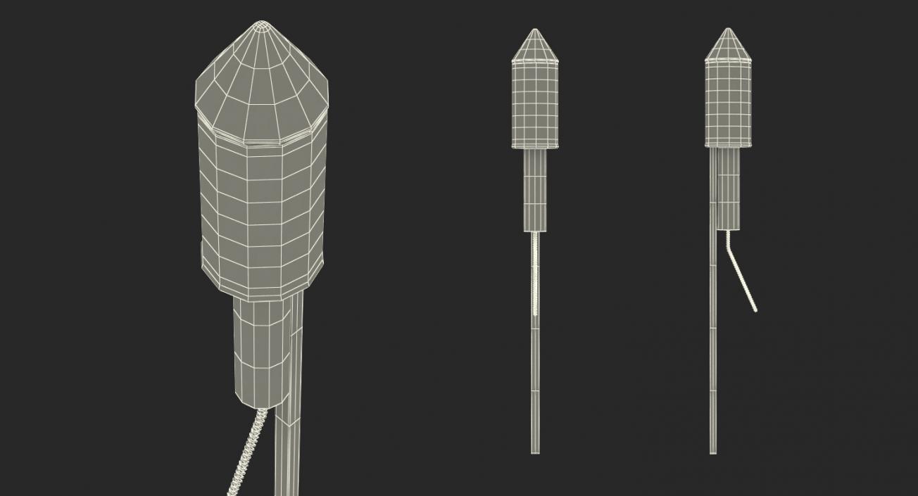 3D model Firework Rocket