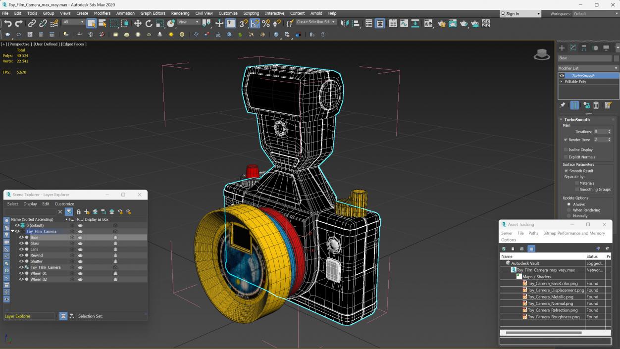 3D model Toy Film Camera