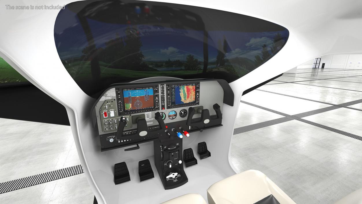 Mobile Flight Simulator Sennheiser Open 3D model