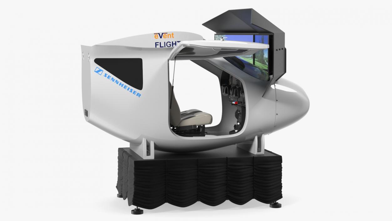 Mobile Flight Simulator Sennheiser Open 3D model