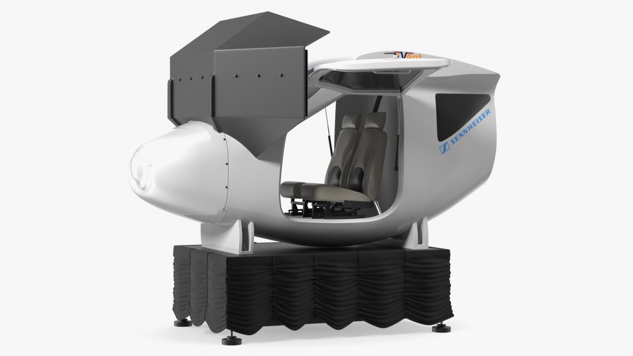 Mobile Flight Simulator Sennheiser Open 3D model