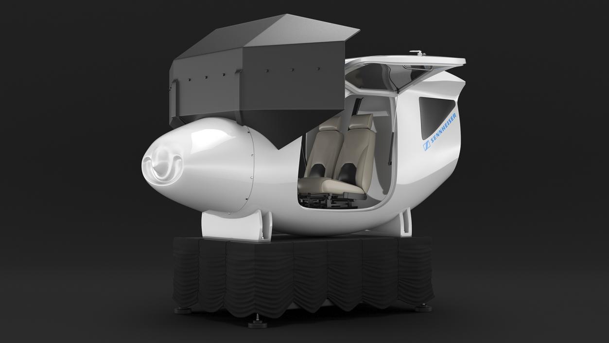 Mobile Flight Simulator Sennheiser Open 3D model