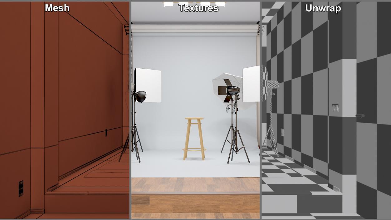 Photography Studio Interior 3D