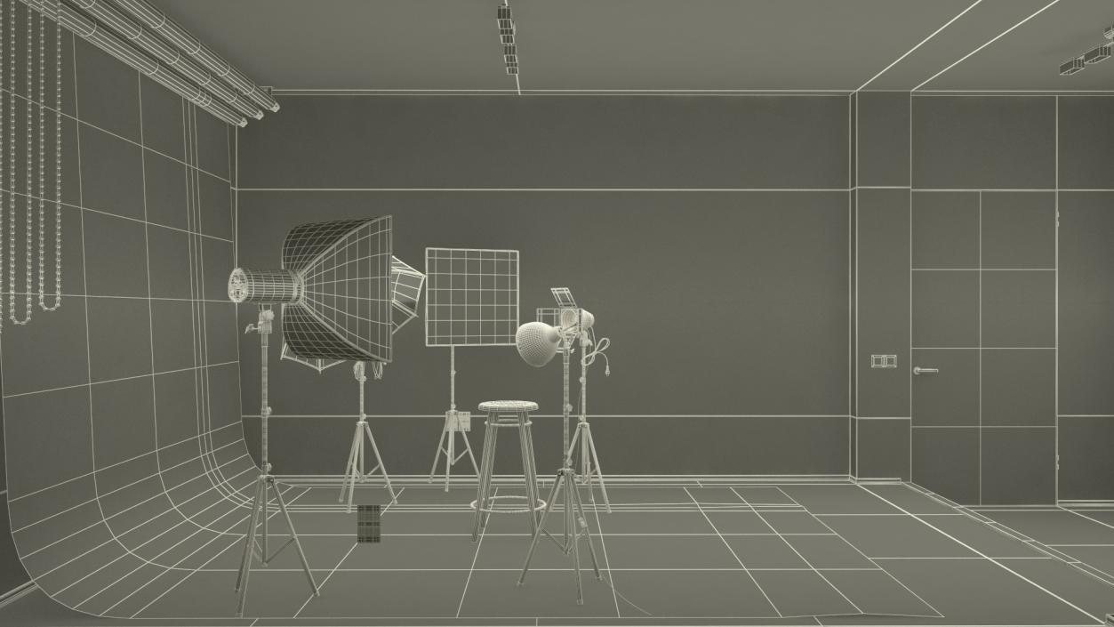 Photography Studio Interior 3D