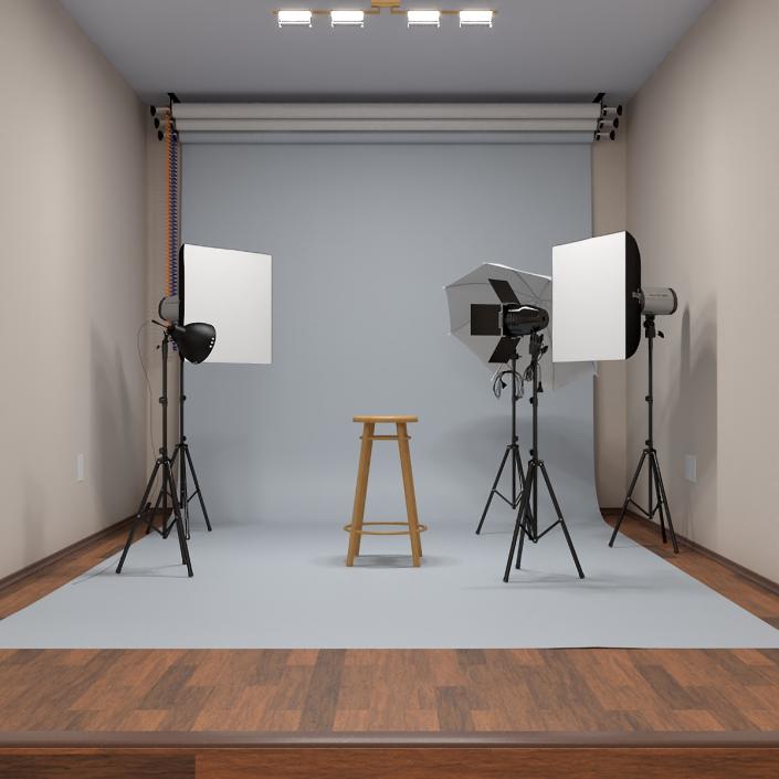 Photography Studio Interior 3D