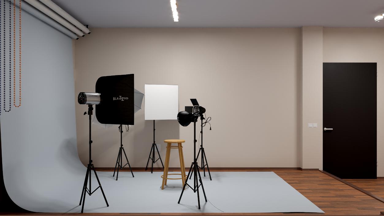 Photography Studio Interior 3D