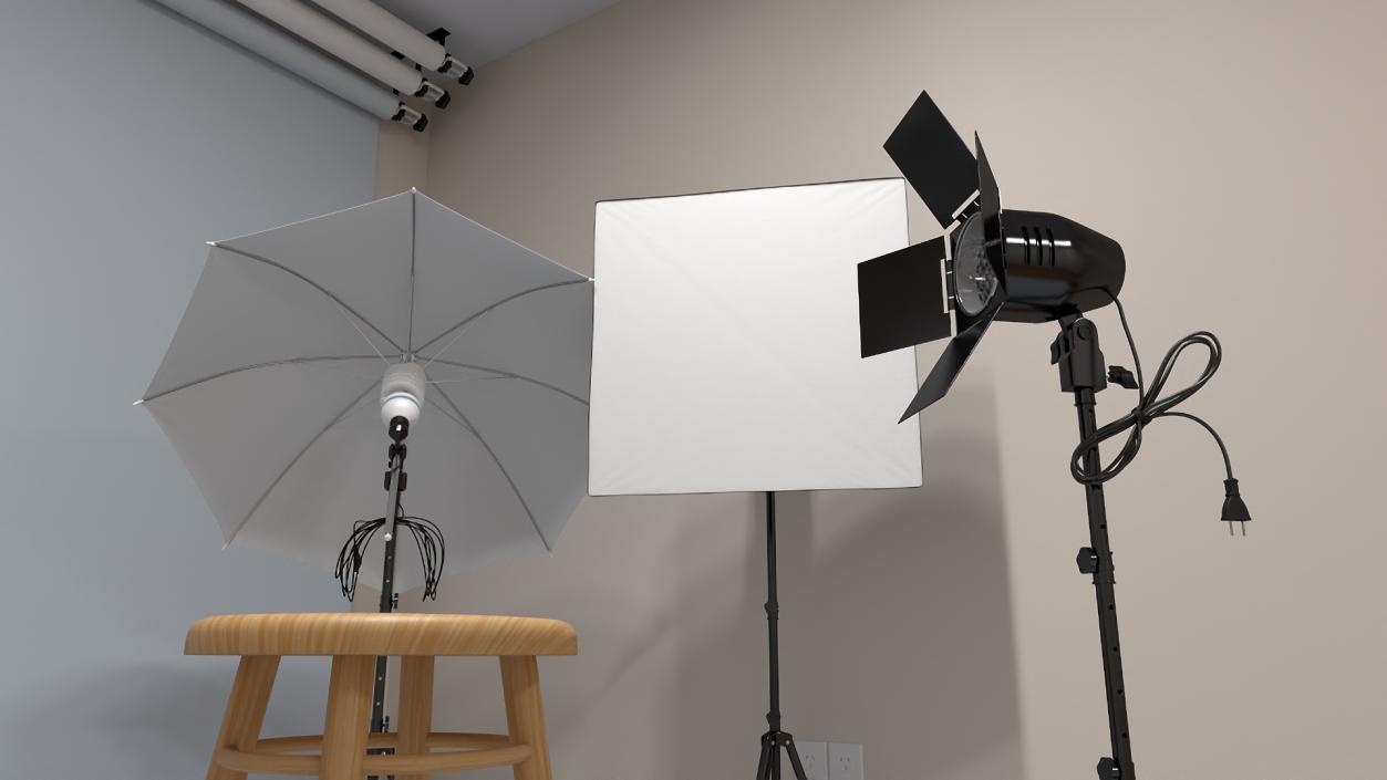 Photography Studio Interior 3D