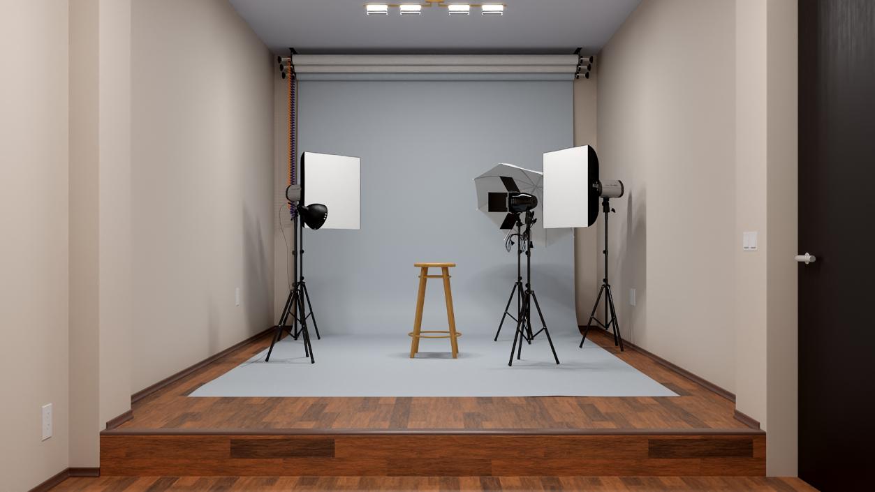 Photography Studio Interior 3D