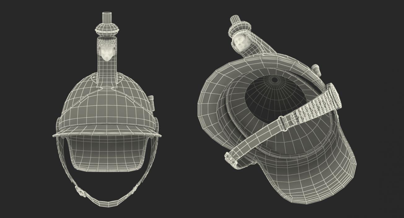 French Cuirassier Helmet 3D model