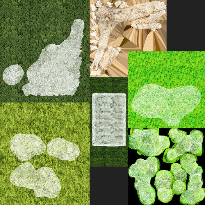 3D model Decorative Moss Wall