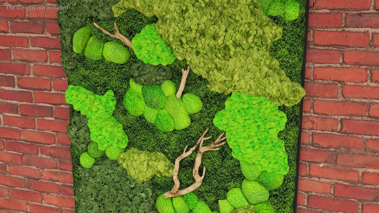 3D model Decorative Moss Wall