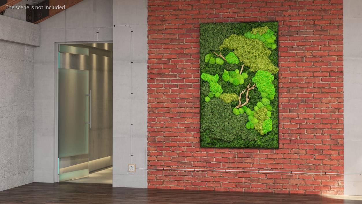 3D model Decorative Moss Wall