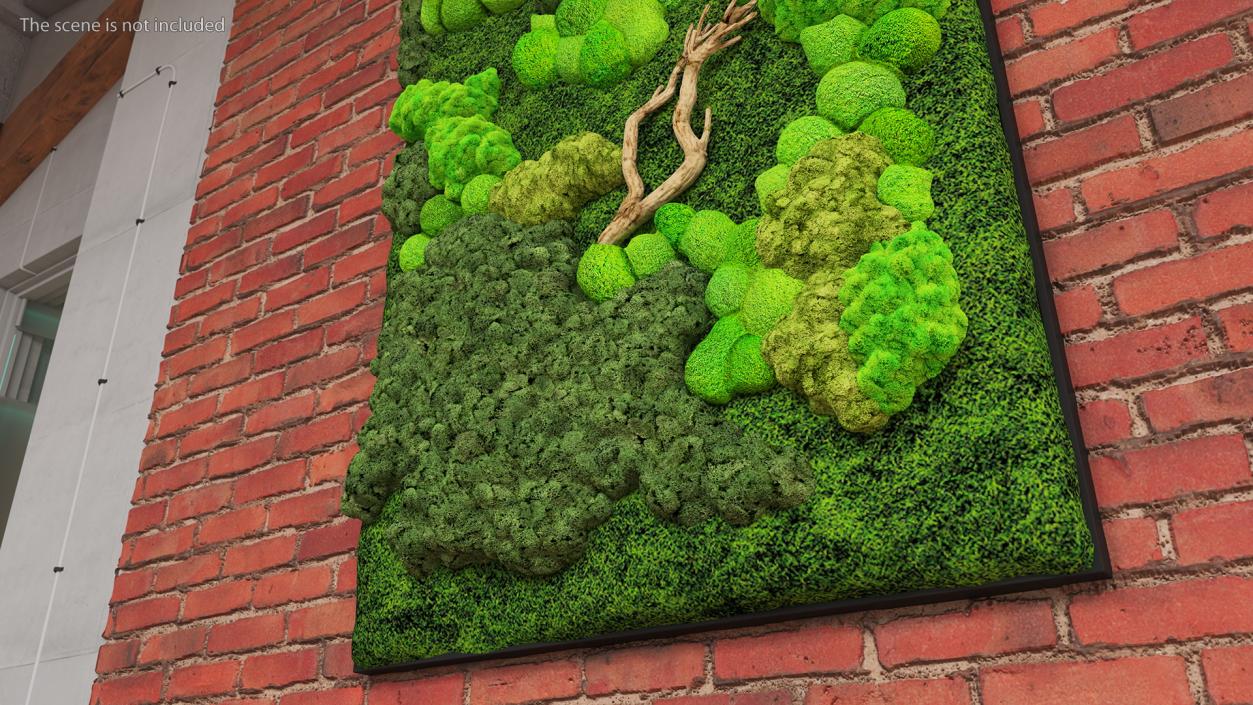 3D model Decorative Moss Wall